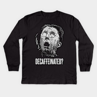 Decaffeinated Martin Blower Severed Head Kids Long Sleeve T-Shirt